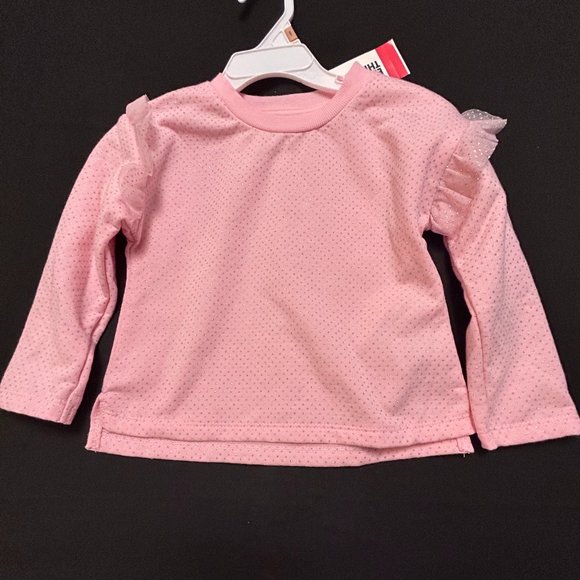 EPIC THREADS GIRLS SUNSET FLAMINGO PINK TOP - Picture 1 of 5